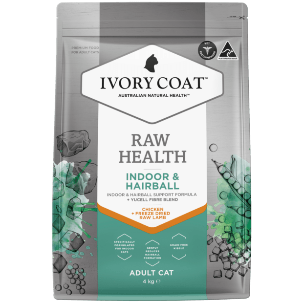 Ivory Coat Raw Health Dry Cat Food Indoor Chicken - Woonona Petfood & Produce