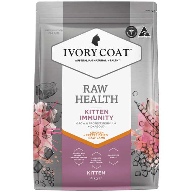 Ivory Coat Raw Health Dry Kitten Food Chicken - Woonona Petfood & Produce