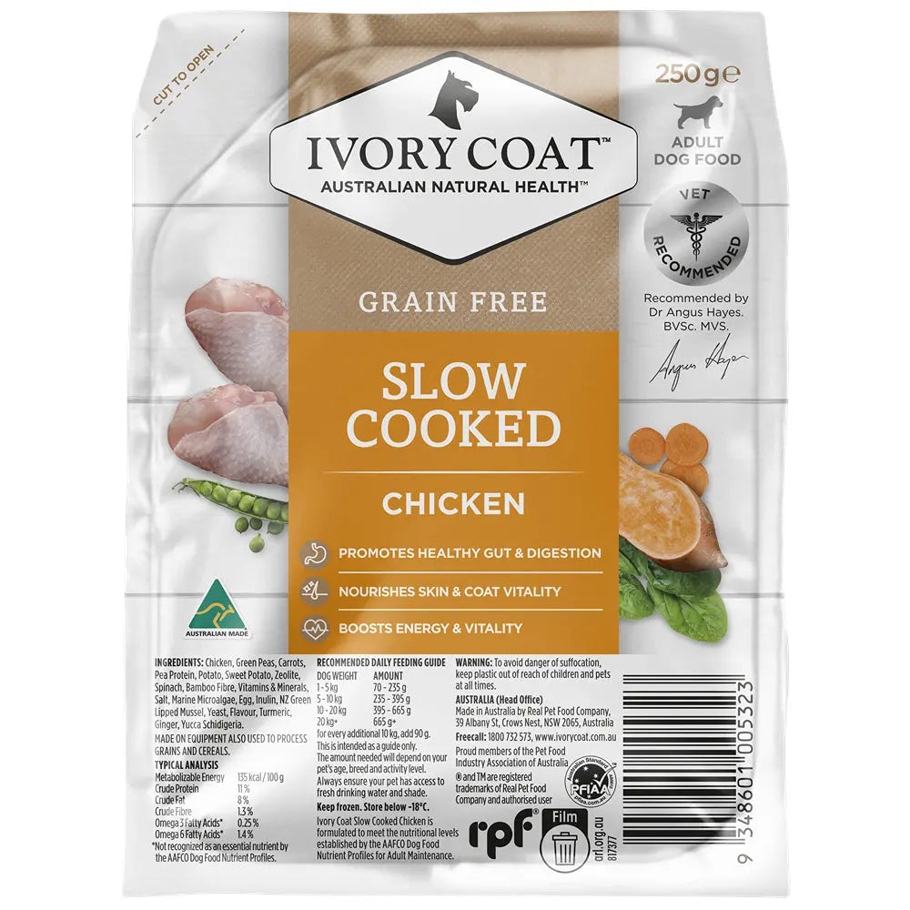 Ivory Coat Slow Cooked Chicken - Woonona Petfoods