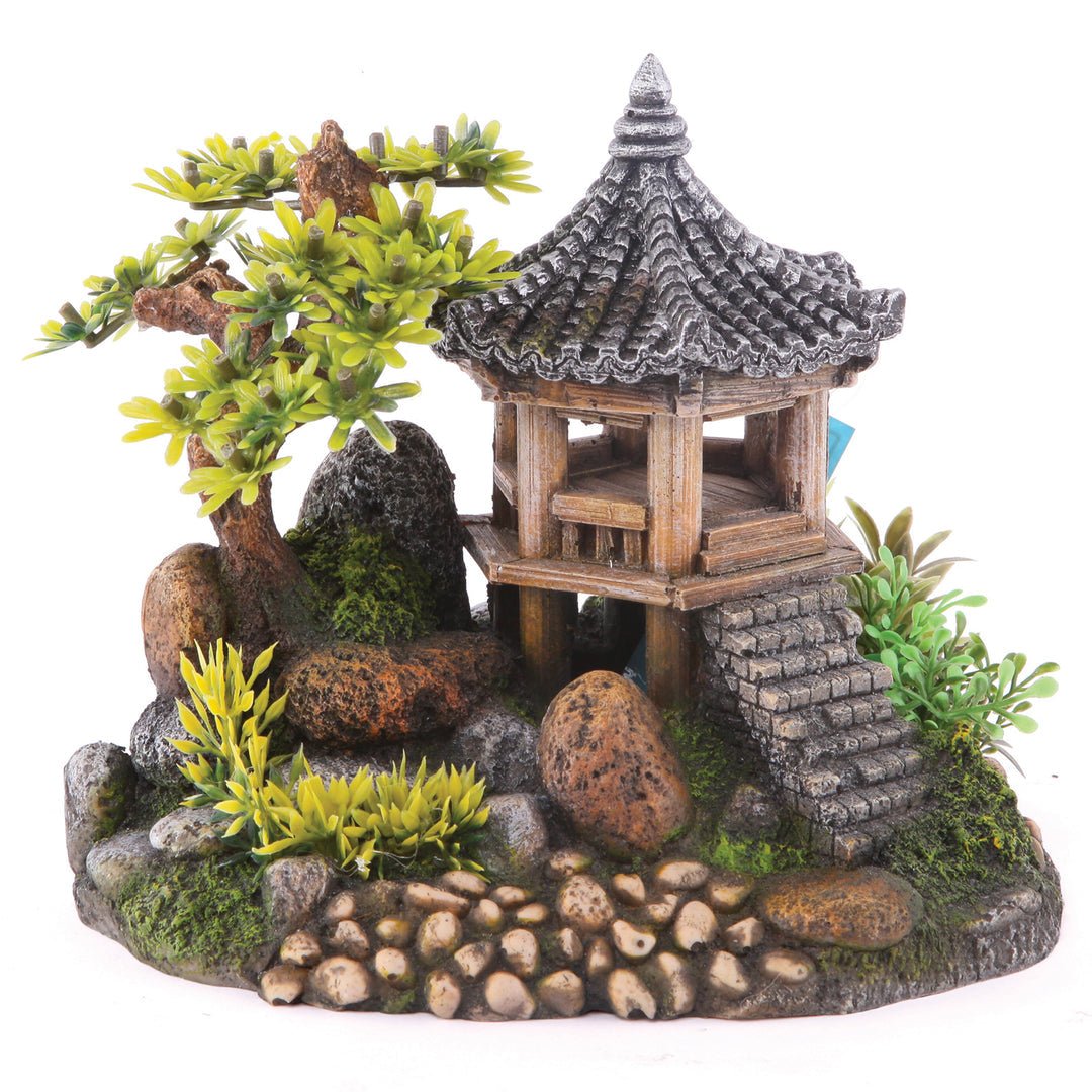 Kazoo Chinese Temple with Plants Medium - Woonona Petfoods