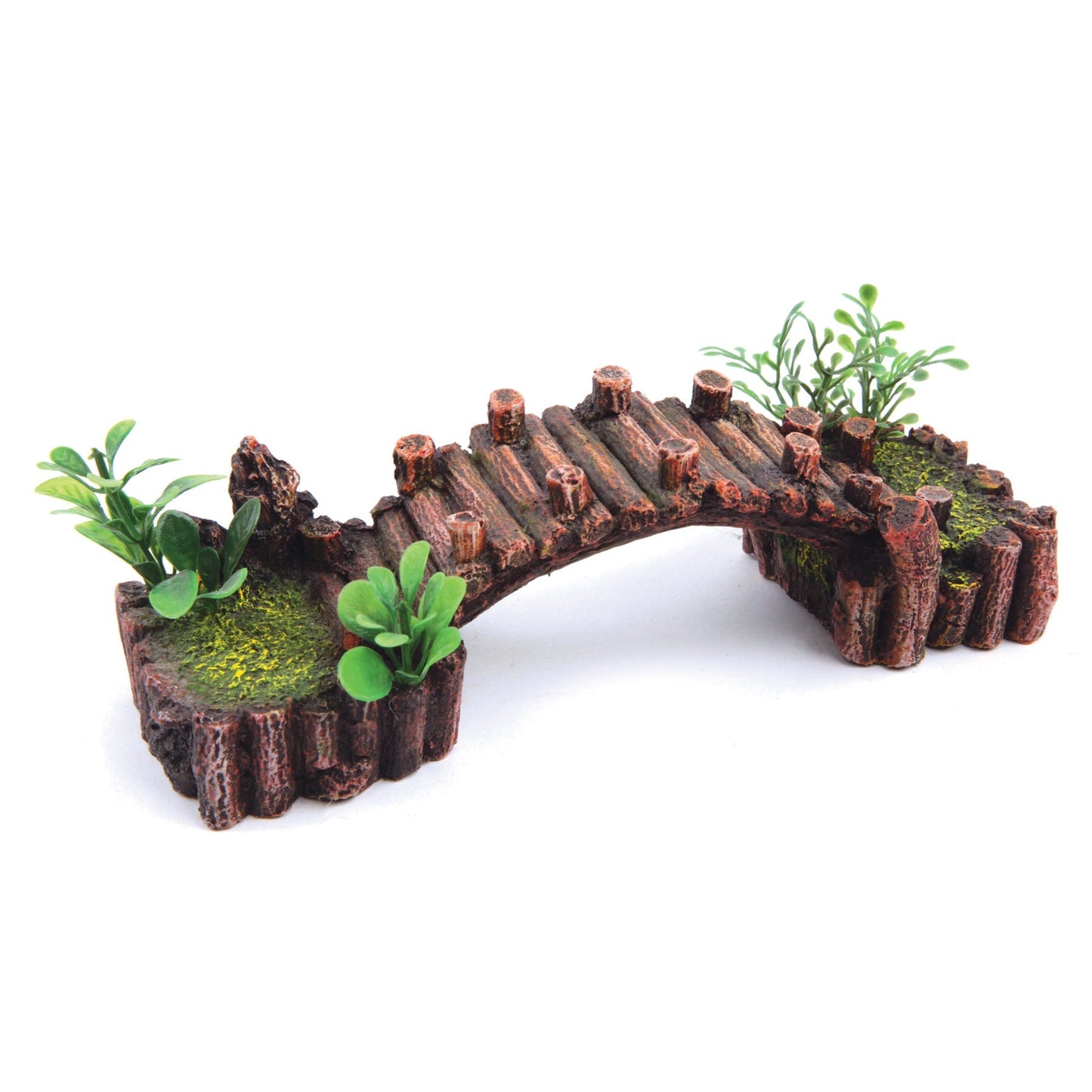 Kazoo Log Bridge With Plants Small - Woonona Petfoods