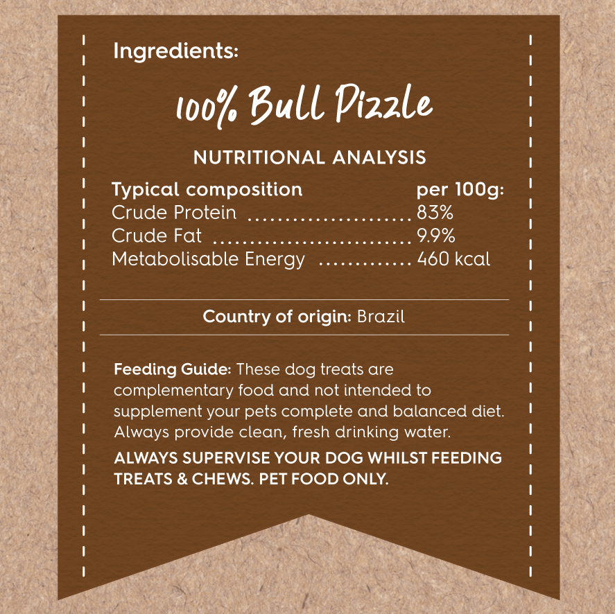 Kazoo Prime Cuts Beef Sticks 1 Pack 30cm - Woonona Petfoods