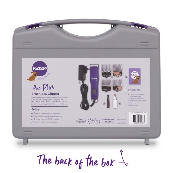 Kazoo Pro Plus Brushless Dog Clipper - Woonona Petfoods