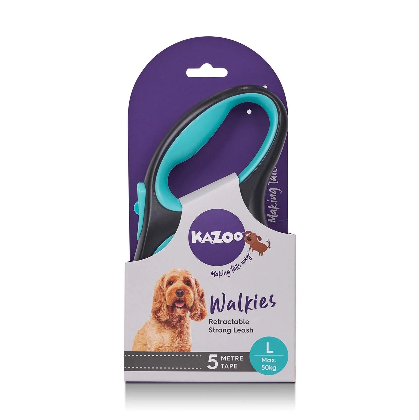 Kazoo Retractable Lead with Poop Bag Dispenser - Woonona Petfoods