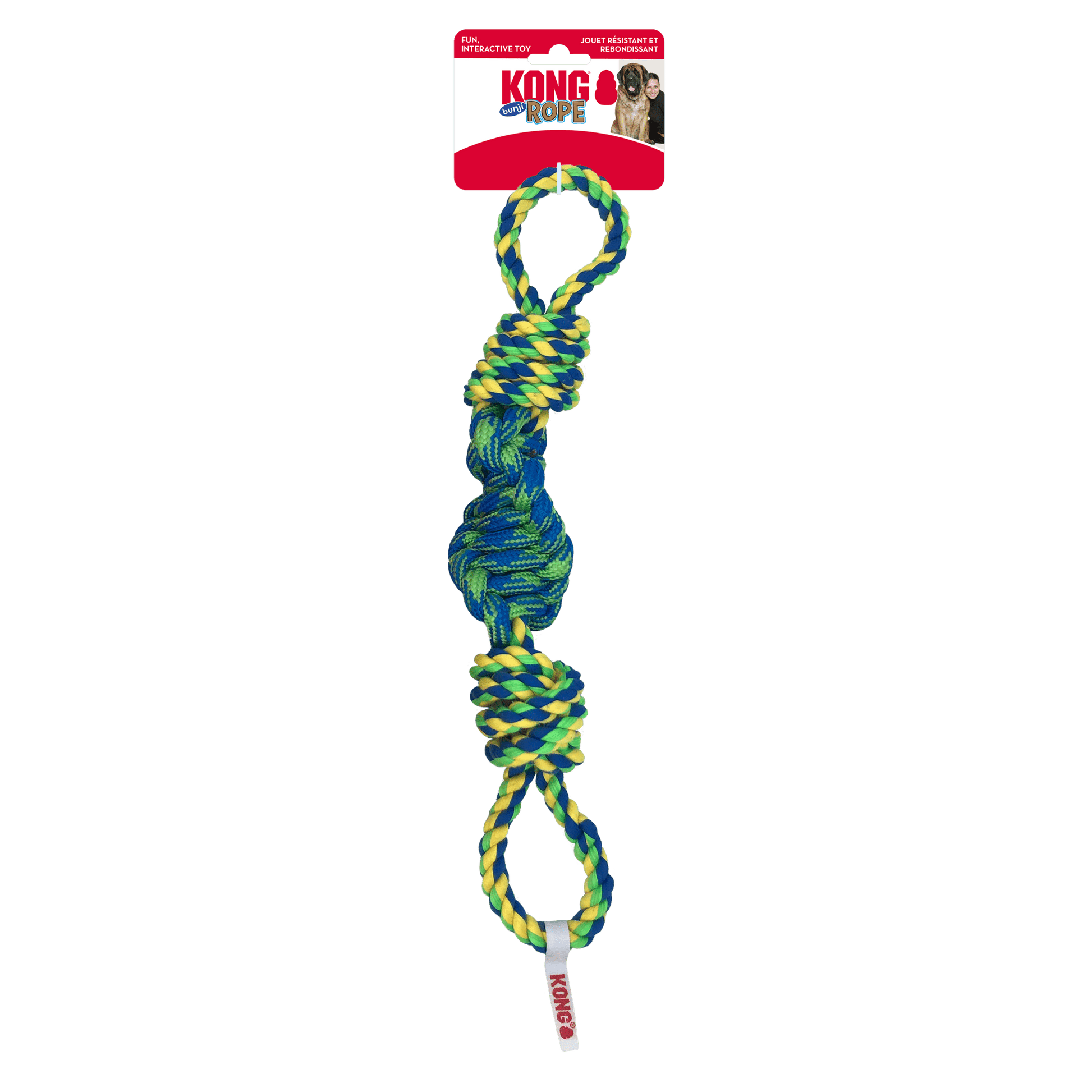 KONG Bunji Rope Assorted Colours - Woonona Petfoods