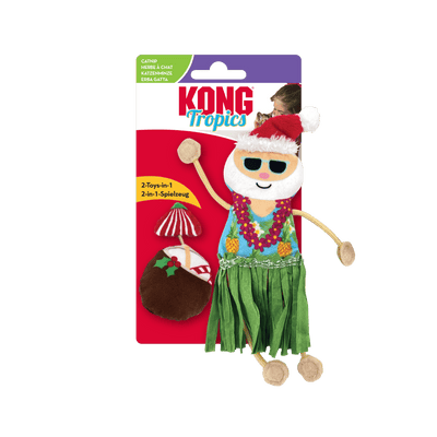 KONG Cat Tropics Santa with Catnip