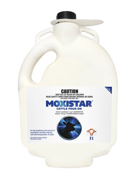 Moxistar Cattle Pour On 2 Litres - Woonona Petfoods