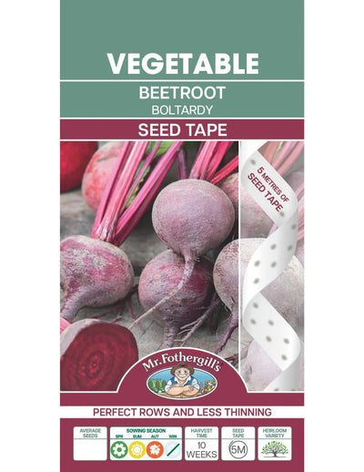 Mr Fothergills Beetroot Boltardy Seed Tape
