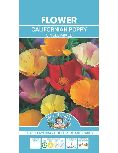 Mr Fothergills Californian Poppy Single Mix