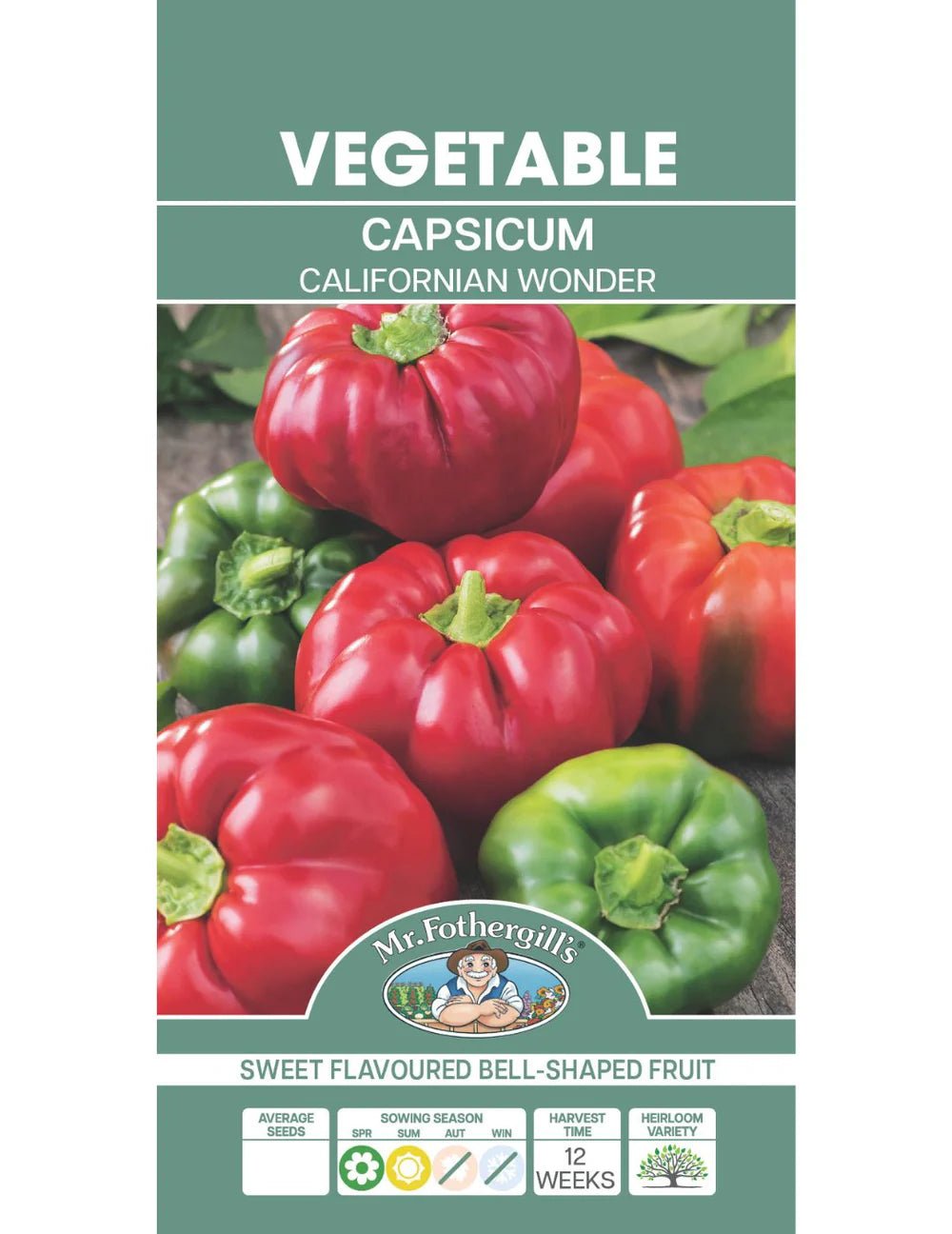 Mr Fothergills Capsicum Californian Wonder - Woonona Petfoods