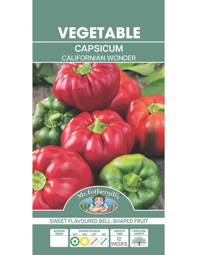 Mr Fothergills Capsicum Californian Wonder
