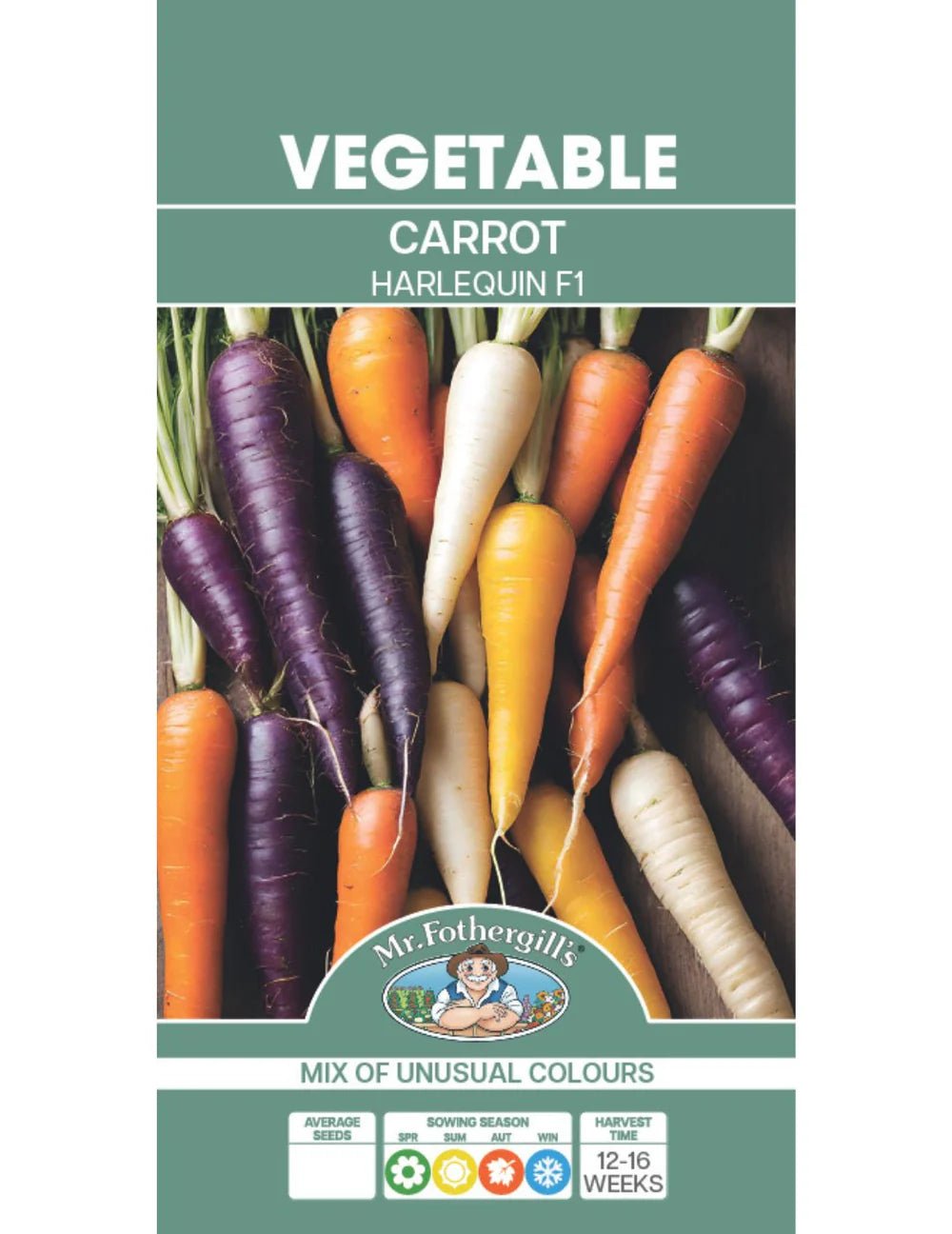 Mr Fothergills Carrot Harlequin F1 - Woonona Petfoods