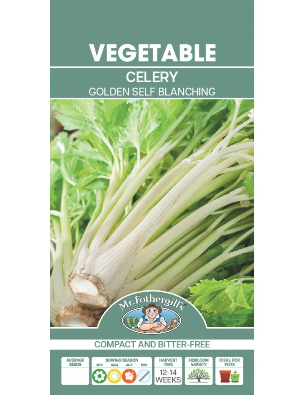 Mr Fothergills Celery Golden Self Branching - Woonona Petfoods