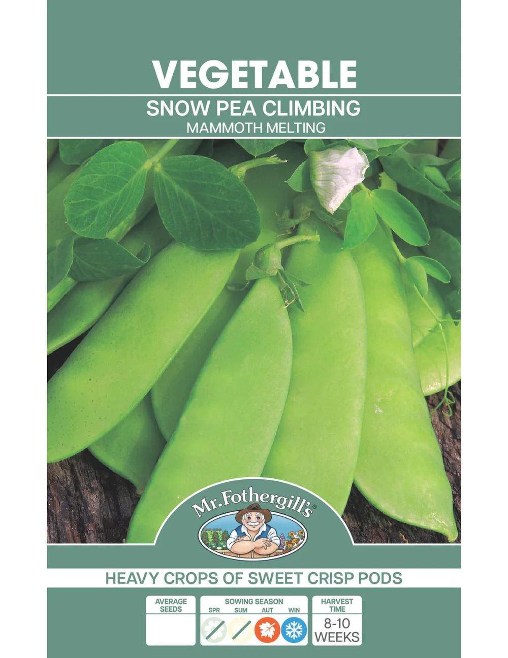 Mr Fothergills Climbing Snow Pea Mammoth - Woonona Petfoods