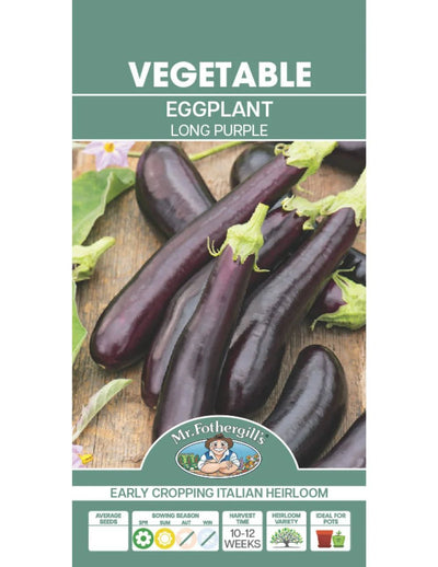 Mr Fothergills Eggplant Long Purple