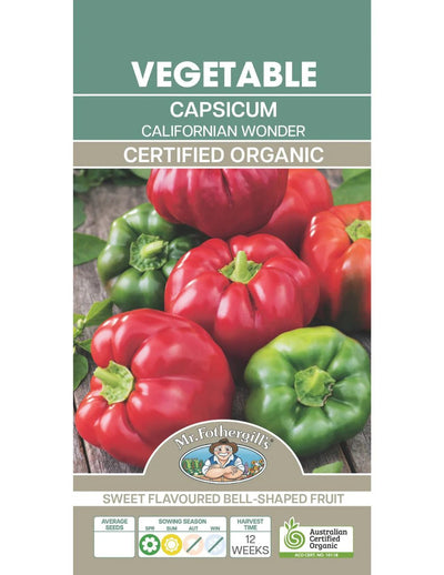 Mr Fothergills Organic Capsicum Californian