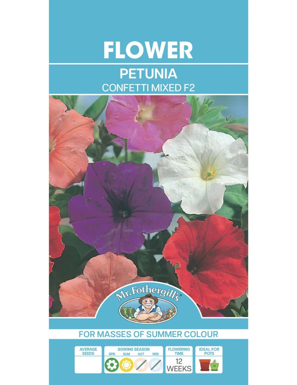 Mr Fothergills Petunia Confetti Mixed - Woonona Petfoods