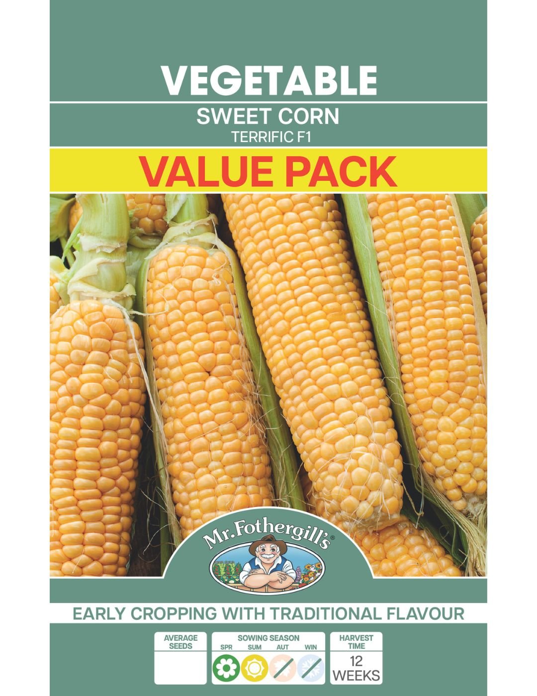 Mr Fothergills Sweet Corn Terrific F1 - Woonona Petfoods