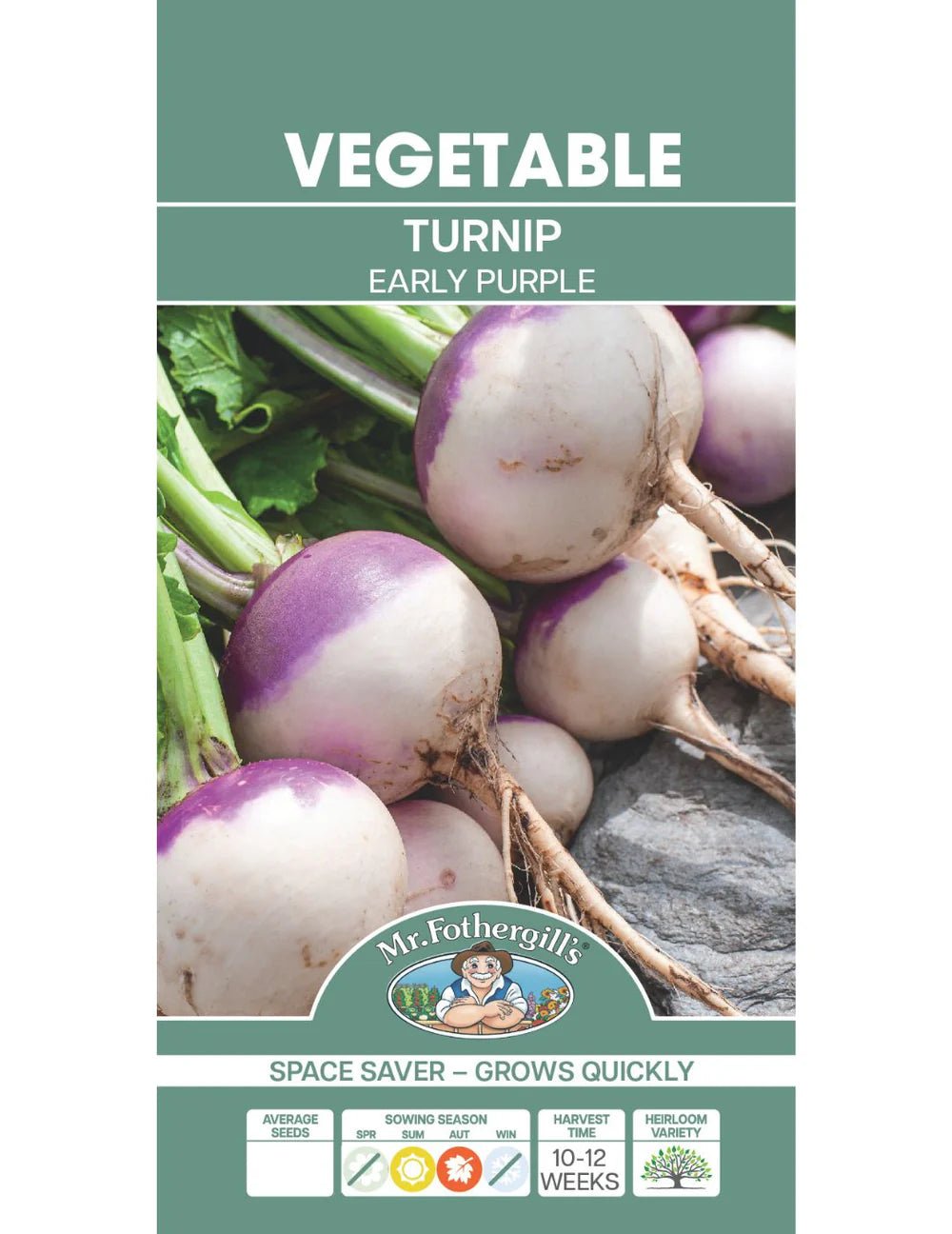 Mr Fothergills Turnip Early Purple - Woonona Petfoods