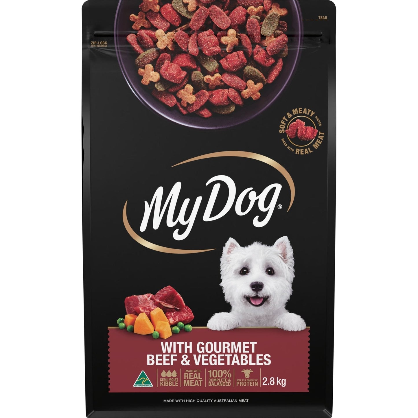 My Dog Dry Dog Food Beef and Veg 2.8kg - Woonona Petfoods