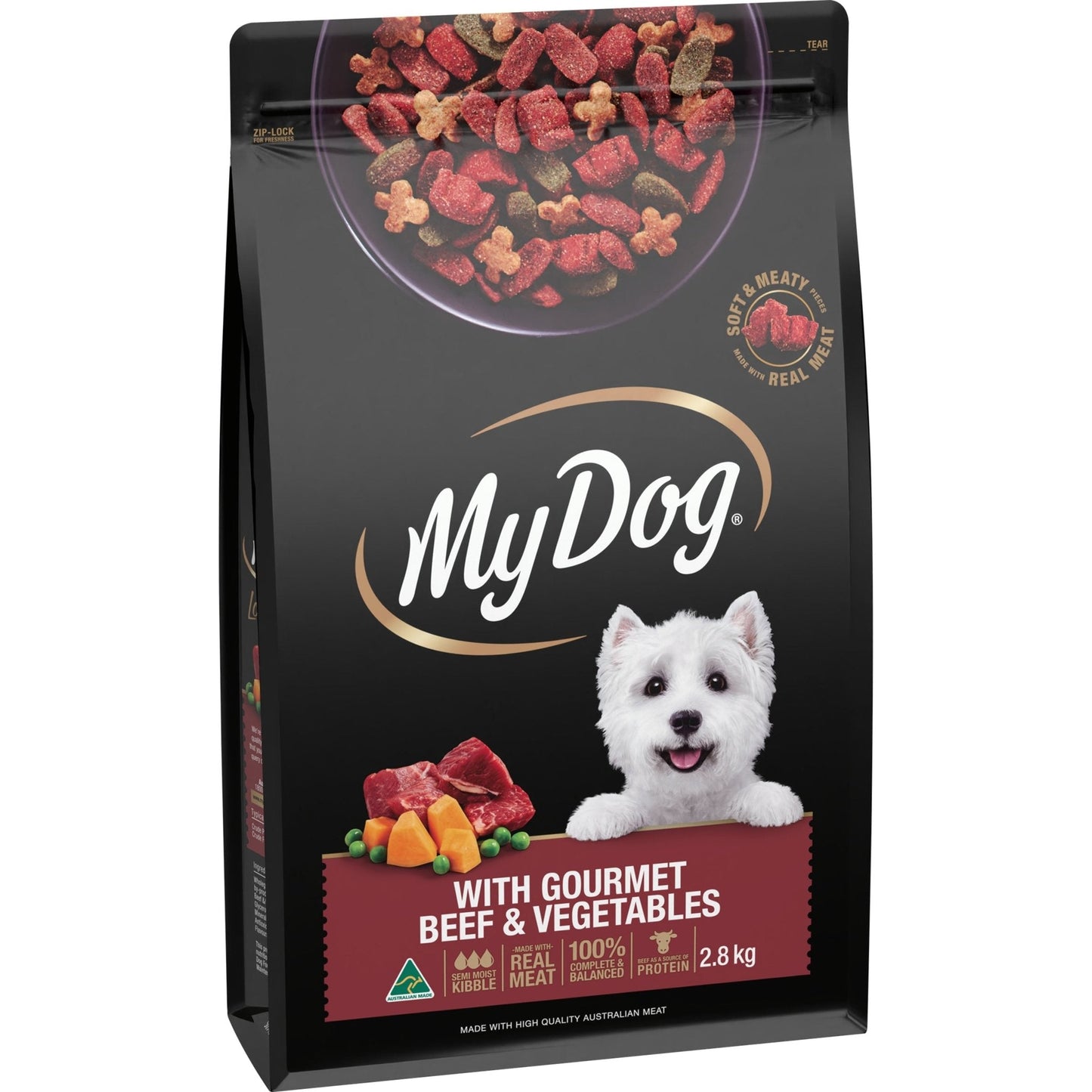 My Dog Dry Dog Food Beef and Veg 2.8kg - Woonona Petfoods