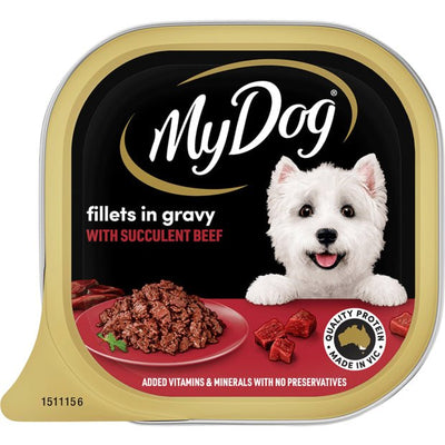 My Dog Wet Dog Food Beef Fillets 100g - Woonona Petfood & Produce