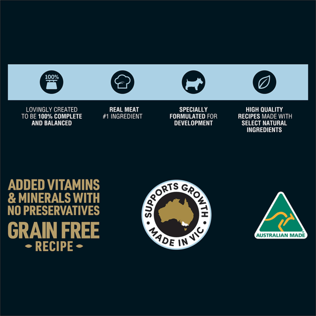 My Dog Wet Dog Food Puppy Chicken Rice Spinach 100g - Woonona Petfood & Produce