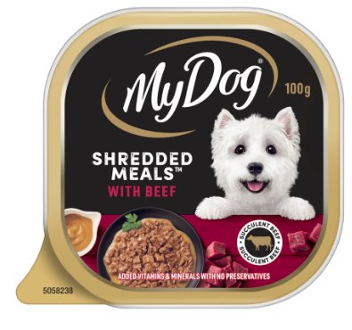 My Dog Wet Food Shredded Meals Beef 12 x 100g - Woonona Petfood & Produce