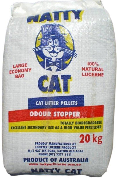 Natty Cat Litter 20kg - Woonona Petfood & Produce