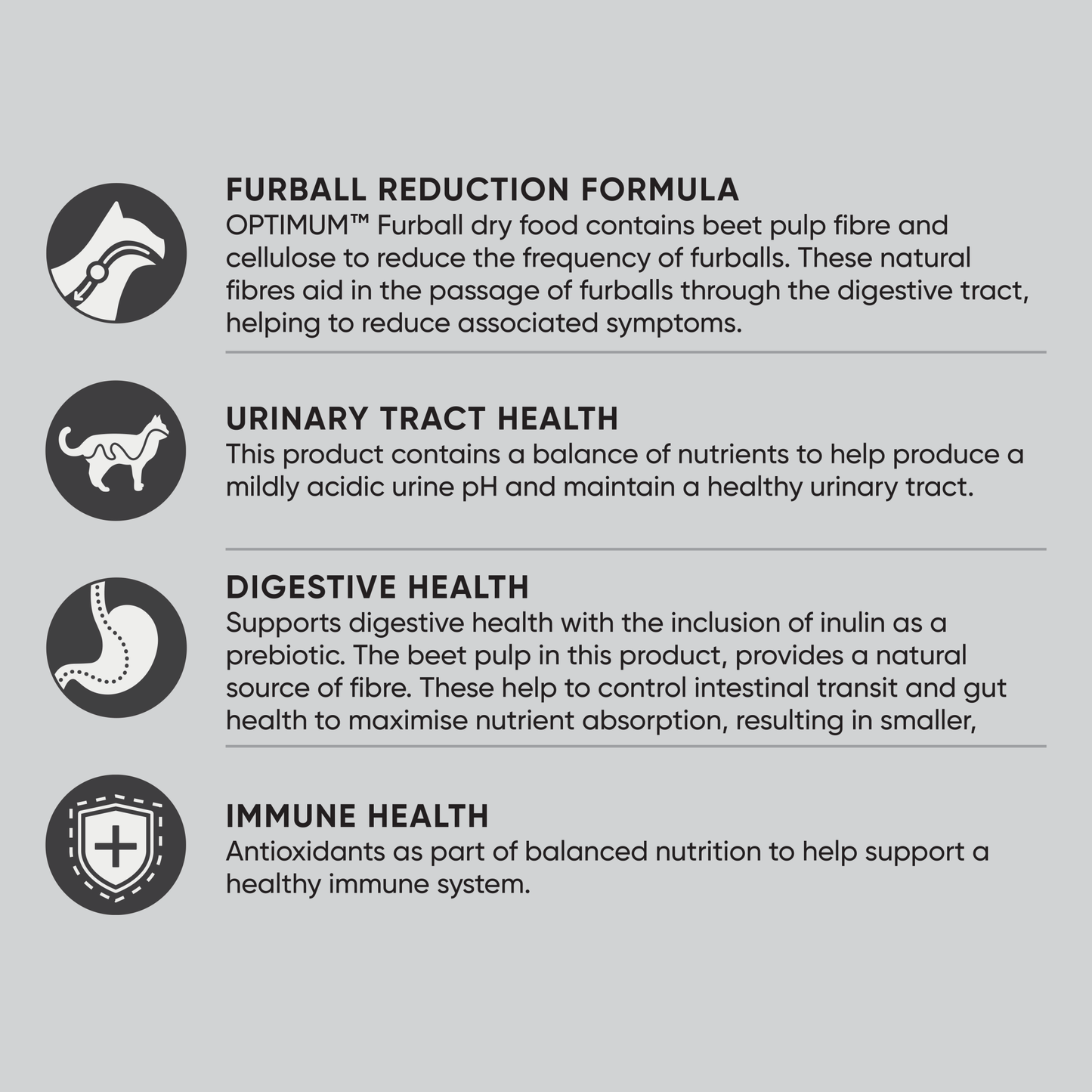 Optimum Dry Cat Food Furball - Woonona Petfoods