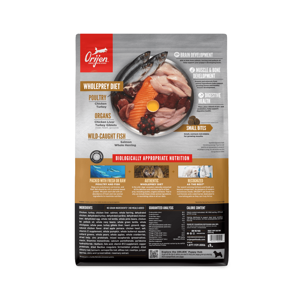 ORIJEN Original Puppy Dry Dog Food 10kg - Woonona Petfoods