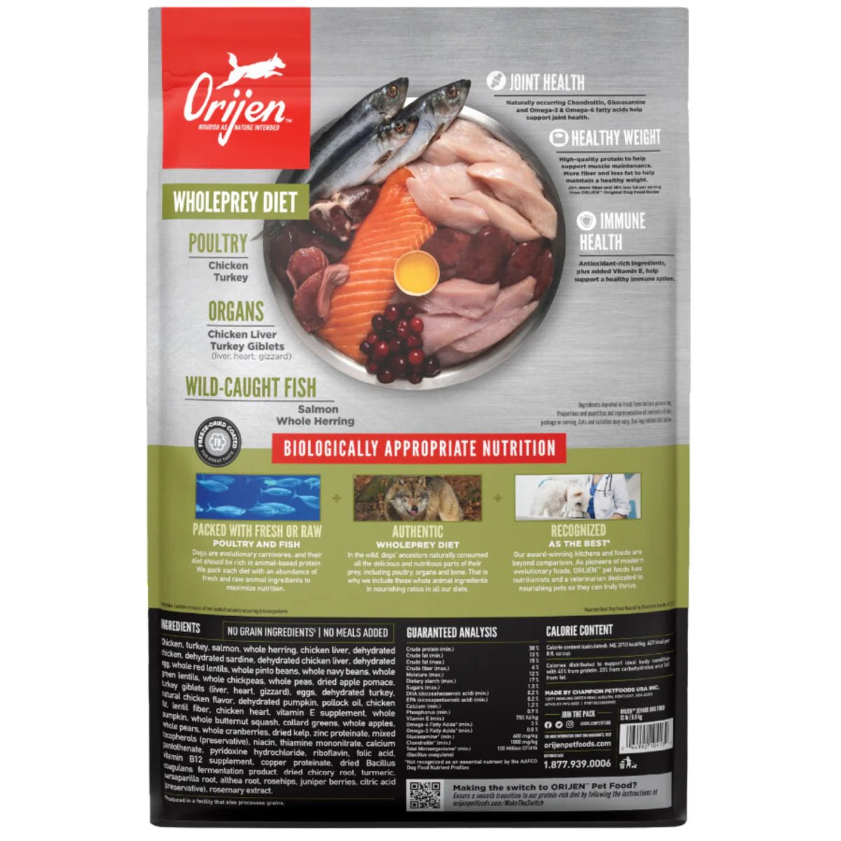 ORIJEN Original Senior Dry Dog Food 10.6kg - Woonona Petfoods