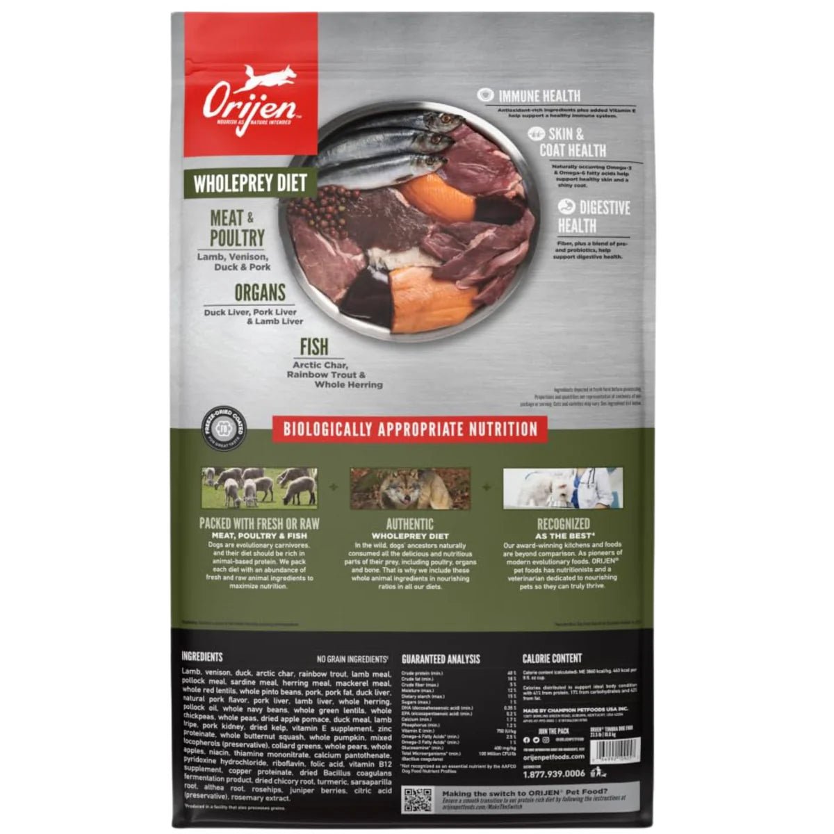 ORIJEN Original Tundra Dry Dog Food 10.6kg - Woonona Petfoods