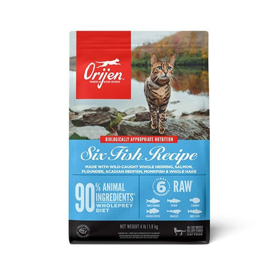 ORIJEN Six Fish Adult Dry Cat Food 1.8kg