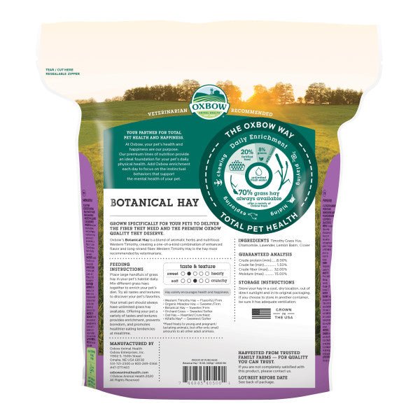 Oxbow Botanical Hay 425g - Woonona Petfoods