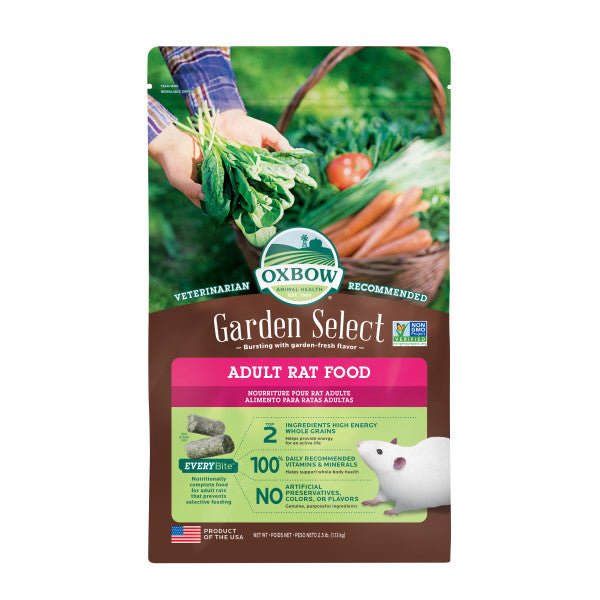 Oxbow Garden Select Adult Rat Food 1.13kg - Woonona Petfoods