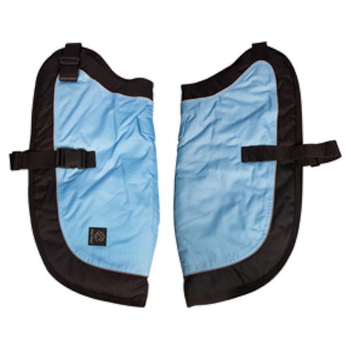 Pet One Dog Coat Night Walker Quick Clip Black Blue - Woonona Petfoods