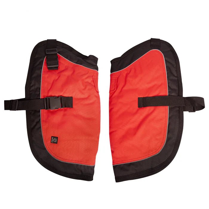 Pet One Dog Coat Night Walker Quick Clip Black Red - Woonona Petfoods