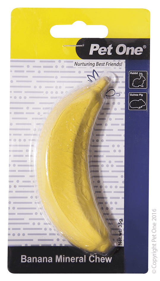 Pet One Mineral Chew Banana 35g - Woonona Petfoods