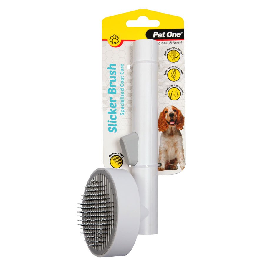 Pet One Self CleaningSlicker Brush - Woonona Petfoods
