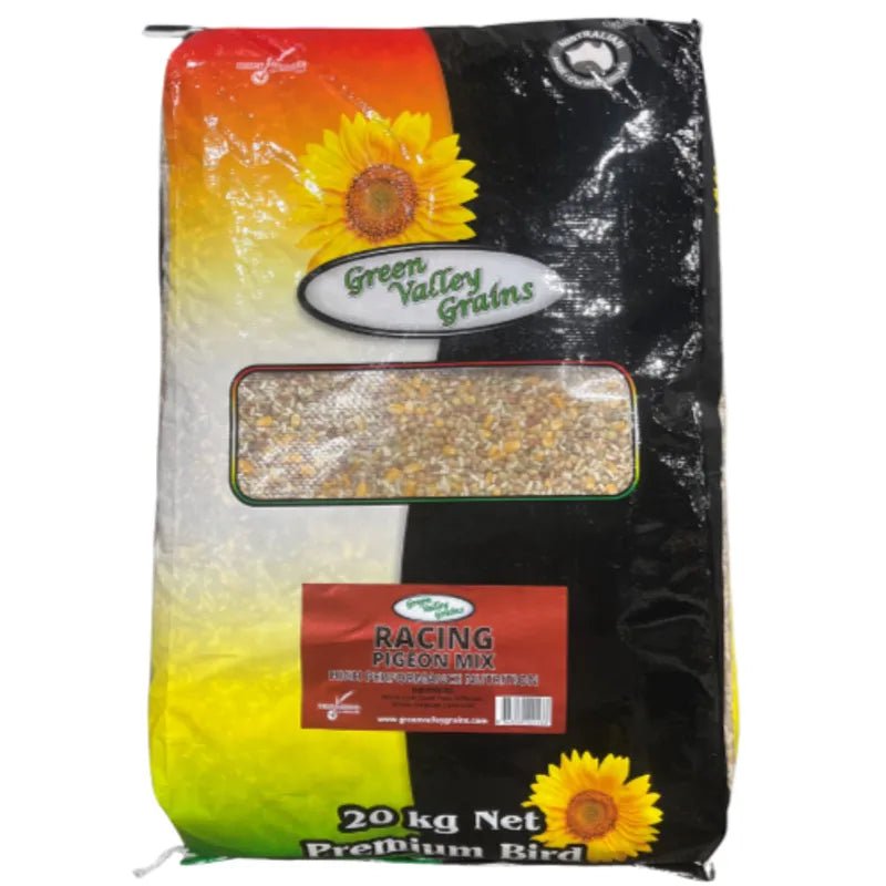 Pigeon Mix Green Valley Grain Racing Mix 20kg - Woonona Petfoods