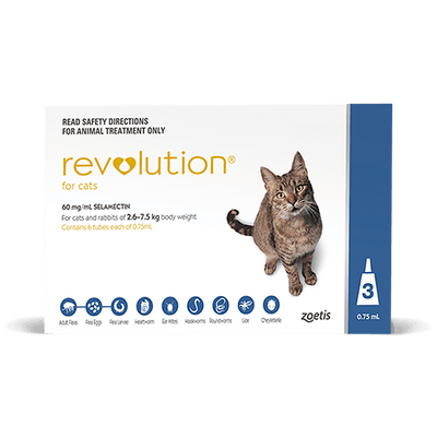 Revolution Cat 2.6kg To 7.5kg Blue