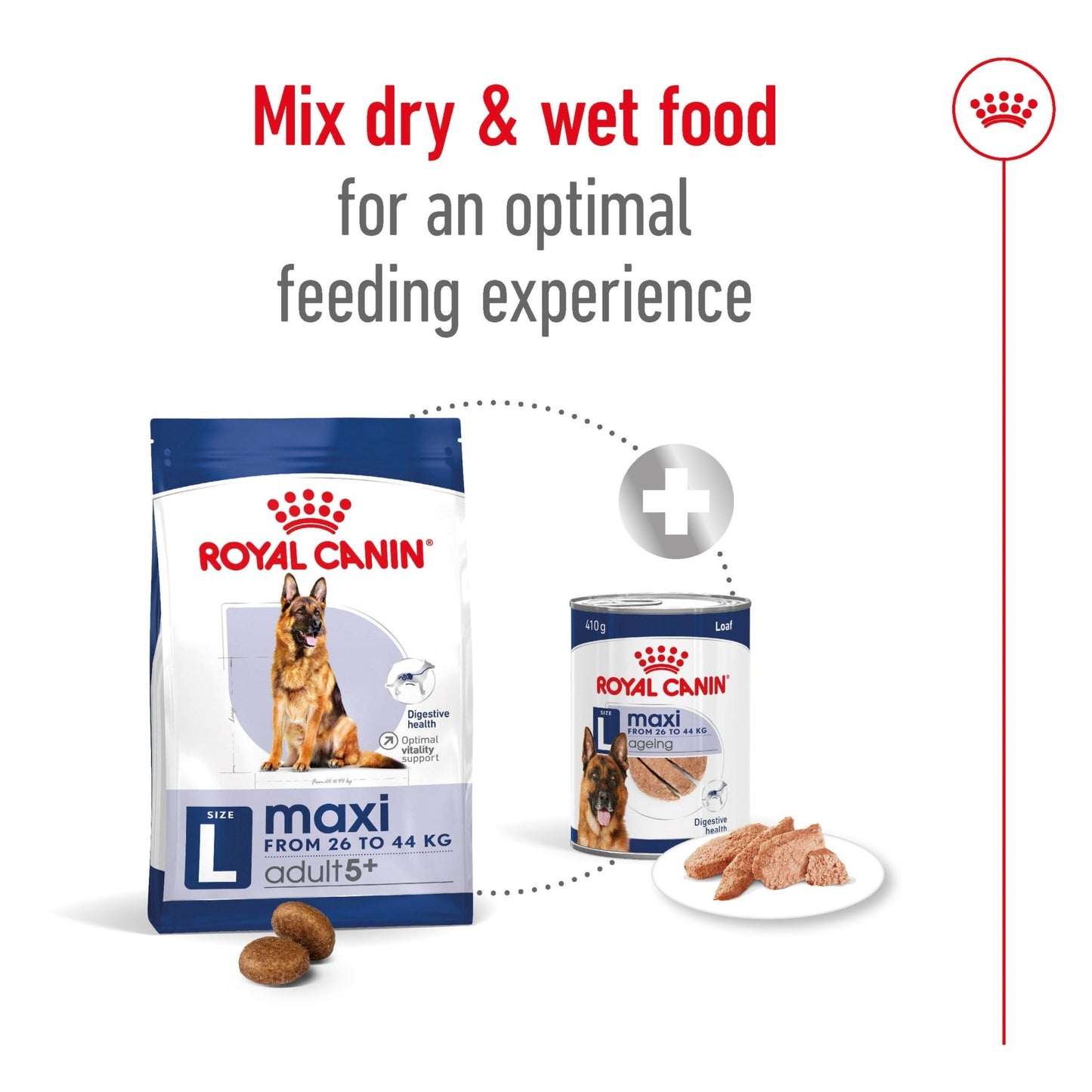 Royal Canin Dry Dog Food Maxi Large Breed Adult 5+ 15kg - Woonona Petfoods