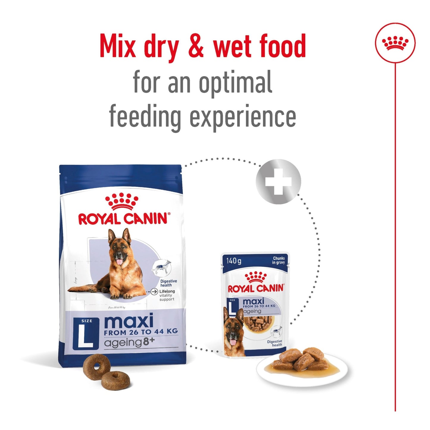 Royal Canin Dry Dog Food Maxi Large Breed Ageing 8+ 15kg - Woonona Petfoods