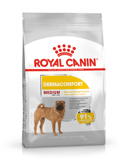 Royal Canin Dry Dog Food Medium Breed Dermacomfort Care