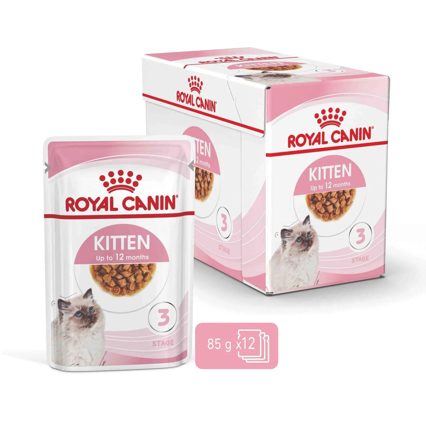 Royal Canin Wet Cat Food Kitten Gravy 12x85g - Woonona Petfoods