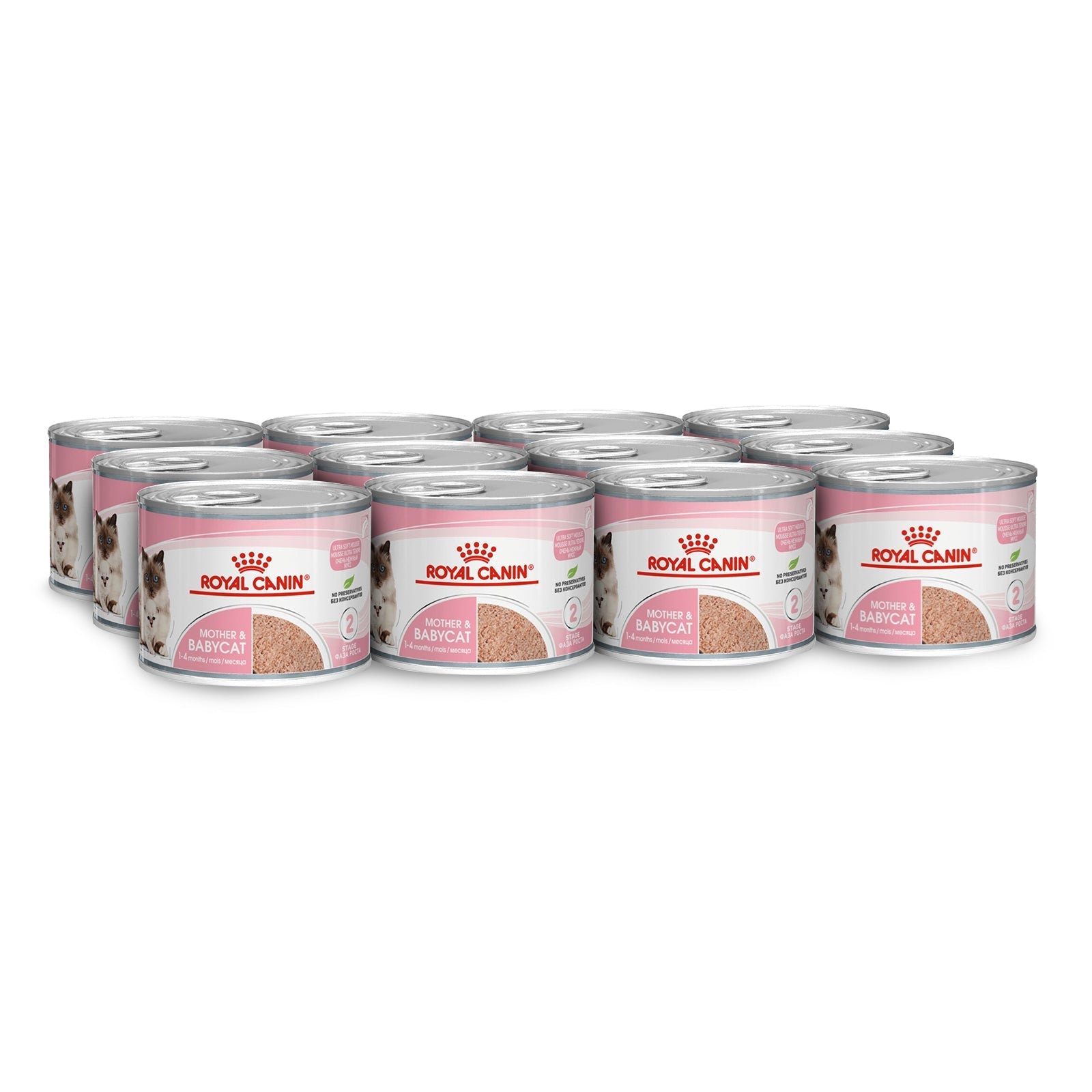 Royal Canin Wet Cat Food Mother and Babycat cans 12x195g