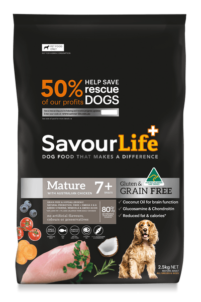 SavourLife Grain Free Mature 7+ Chicken 2.5kg