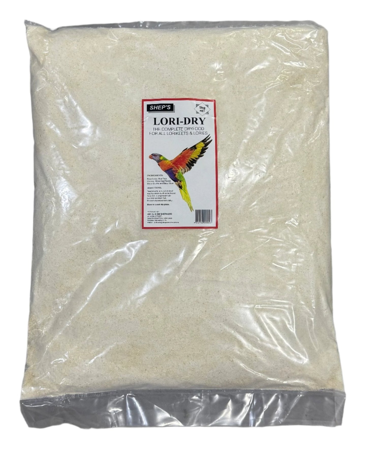 Sheps Dry Lorikeet Mix - Woonona Petfoods