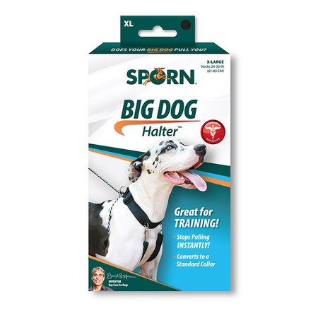 Sporn Big Dog Halter Black - Woonona Petfoods